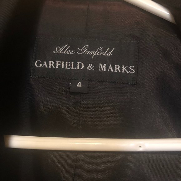 Alex Garfield by Garfield and Marks Black Blazer, Size 4, Black - Picture 2 of 2